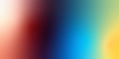 Abstract gradient rainbow color and light colorful background. gradient background with grainy texture. Smooth transitions of iridescent colors. Blurred colored abstract background.	