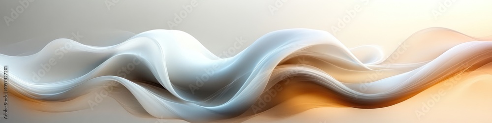 Poster soft, flowing abstract design with gentle curves and gradients.