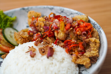 rice with chicken and vegetables