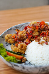 rice with chicken