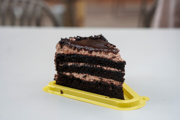 piece of cake on a plate