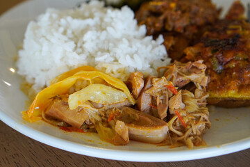 rice with chicken