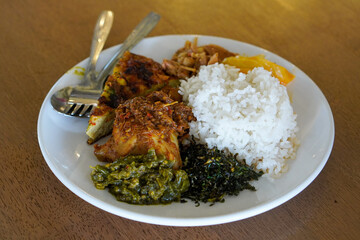 rice with chicken