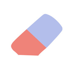 erasers different color and shape