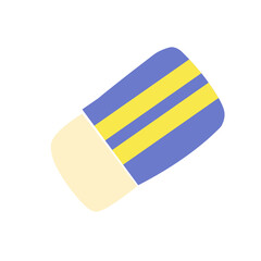 erasers different color and shape