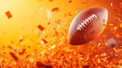 college football kickoff flyer background