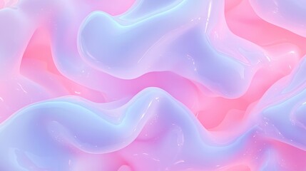 Obraz premium Soft and dreamy fluid abstract background in pink and blue hues perfect for modern design projects and creative endeavors