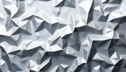 Crinkled Silver Foil Texture with High Contrast Reflections