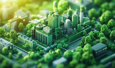 An image depicting the concept of ESG (Environmental, Social, and Governance) Risk Management representing sustainability, corporate responsibility, and ethical business practices