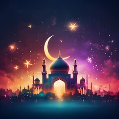 beautiful arabic islam concept design for Ramadam and Eid