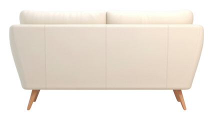 PNG Sofa furniture white comfortable.