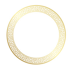 chinese gold frame border pattern vector metalic background