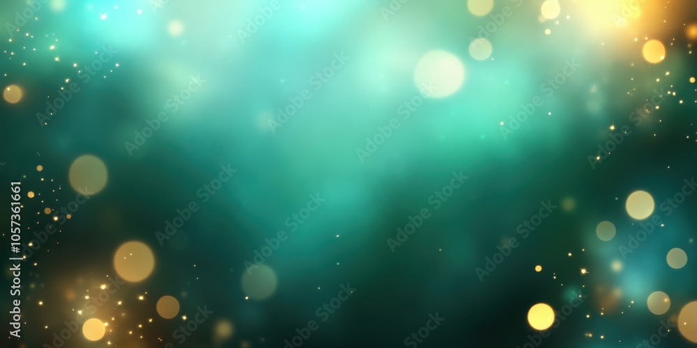 Poster abstract background with soft bokeh lights effect