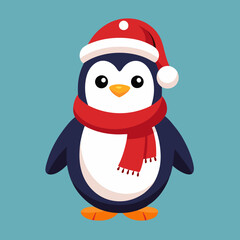 snowman with santa hat