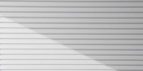 Fototapeta premium White wall background with vertical gray stripes, creating a sleek and modern design, background, wall