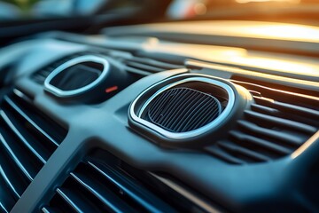 Close-up of Car Air Vent