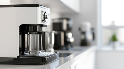 Espresso Machine on Kitchen Countertop