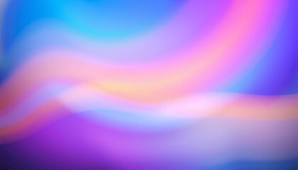 Obraz premium a blurry image of purple flowers against a blue sky an abstract background illustration with colorful waves and colors