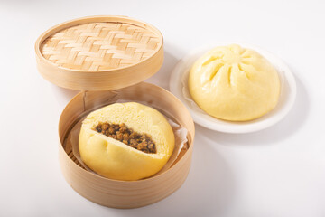 キーマカレー　肉まん