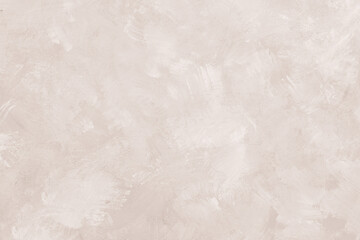 Painted beige grungy background or texture, plaster, part of the wall, abstract wallpaper for design