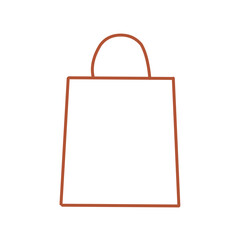 paper bag Related Vector Line