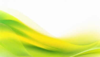 Yellow green gradient waves background flowing smoothly creating an abstract and elegant design