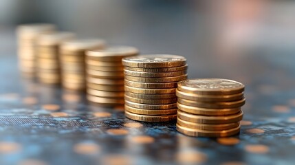 Financial growth trend 2025, booming investments, digital stock overlays