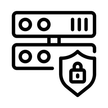 recommend clip art: Icon Data Storage With Style Outline