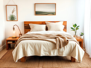 bedroom with decorations