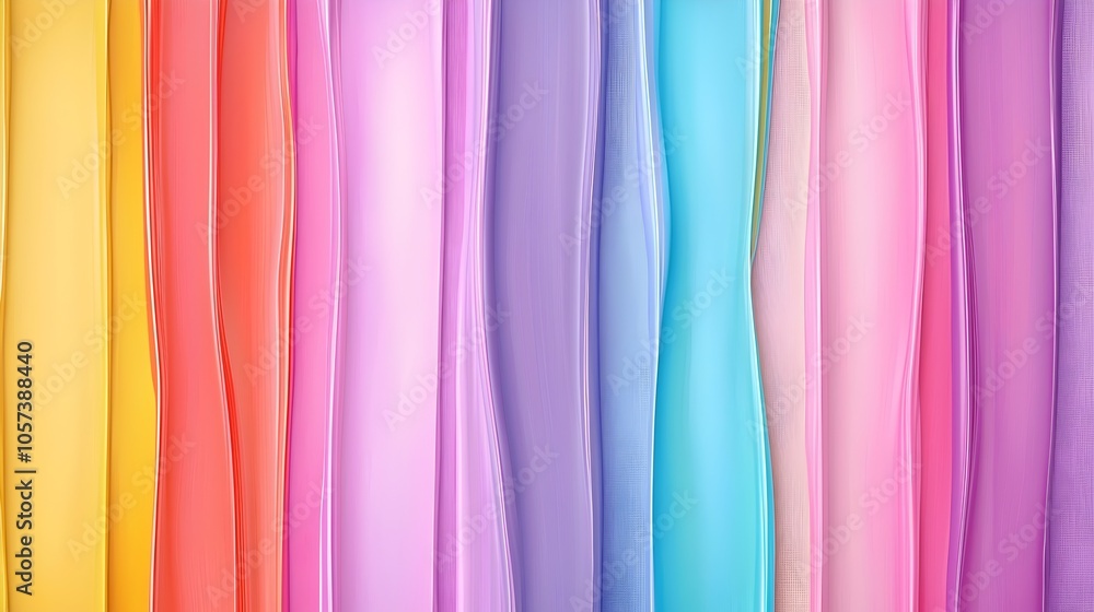 Aufkleber vibrant dripping oil paint layers - abstract multicolor swirls on textured background bold contrasts
