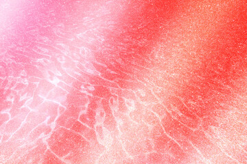 Color gradient dark grainy background, pink gold yellow vibrant abstract on black, noise texture effect