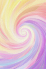 Obraz premium Pastel Spiral Gradient with Soft Blurred Color Swirls