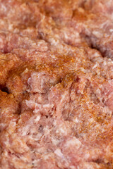 fresh minced pork with bacon