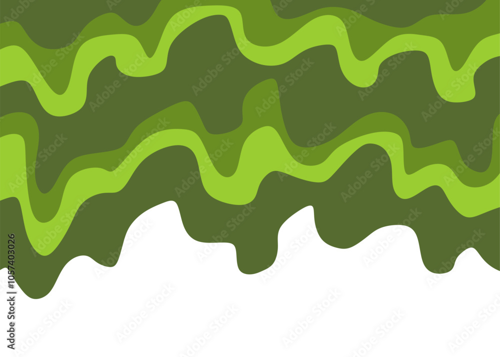Poster abstract background with melting liquid pattern and with some copy space area