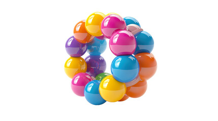 Fototapeta premium Interactive Learning baby toy isolated on transparent background, PNG