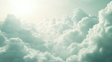 Fototapeta premium Ethereal clouds in abstract serenity