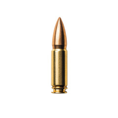 bullet isolated transparent background