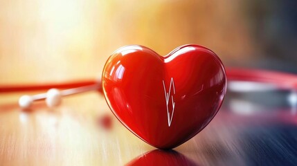 Heart Beats with medical backgrounds