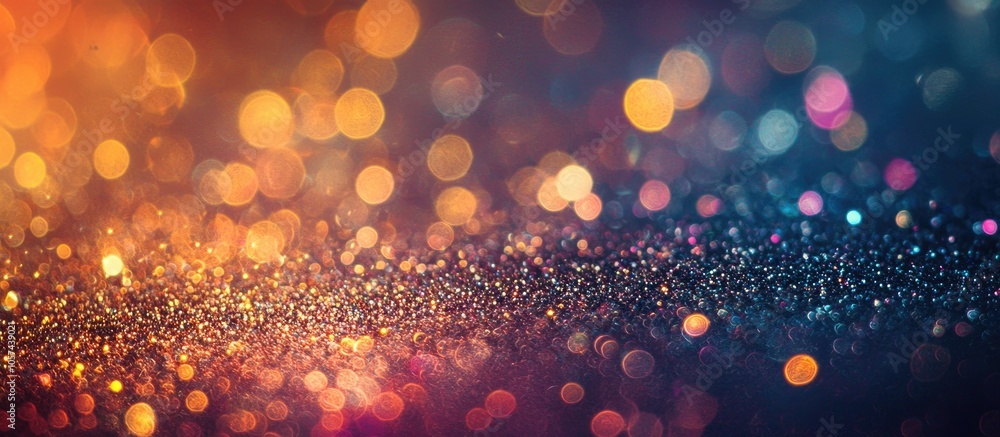 Poster bokeh effect as background