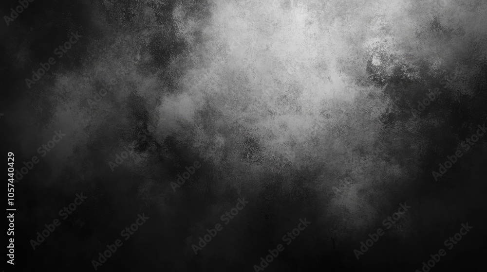 Poster monochrome dusty dark texture with space for text