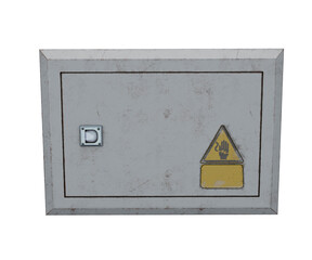 3d rendering electrical wall box