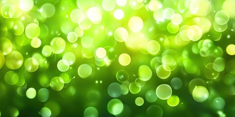 A vibrant green background that is softly blurred, providing an area suitable for adding text. The bright green hue coupled with the blurred effect creates a visually appealing canvas.