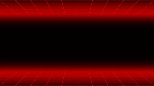 retro futuristic background grid line neon red gradient animation loop wallpaper video cyber monday sale banner footage - Powered by Adobe
