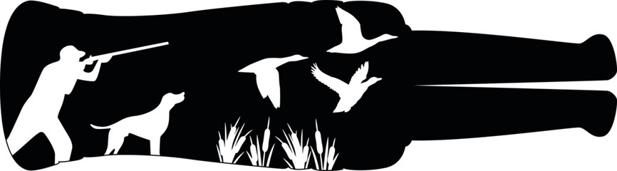 Duck hunting whistle Cricut and Silhouette SVG file
