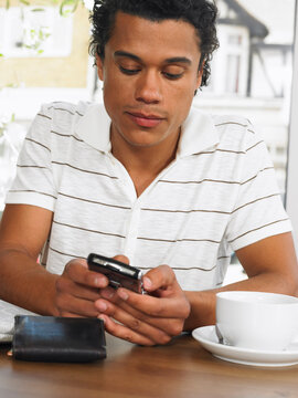 Man in Cafe