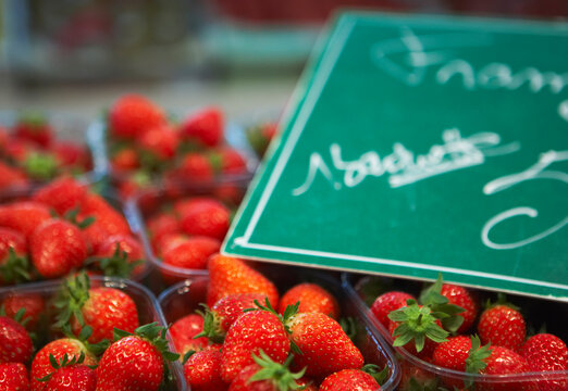 Strawberries at Market