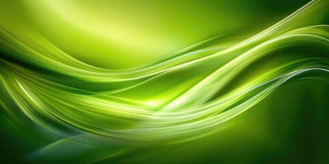 Obraz premium A vibrant green background that is softly blurred, providing an area suitable for adding text. The bright green hue coupled with the blurred effect creates a visually appealing canvas.