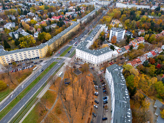 Warszawa, Żoliborz, widok z lotu ptaka  © hunter76