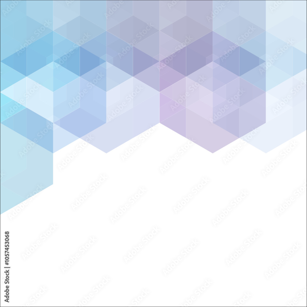 Canvas Prints color hexagon background. geometric design element. eps10