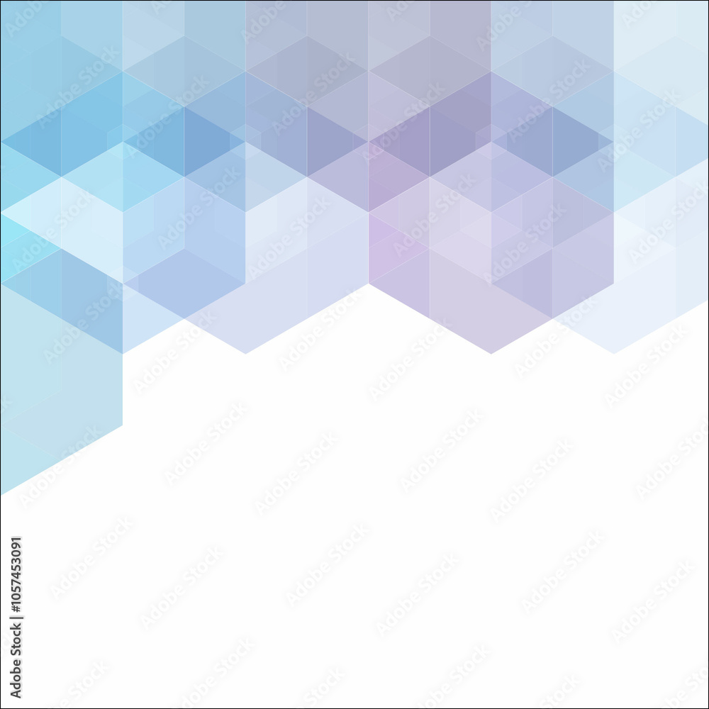 Canvas Prints color hexagon background. geometric design element. eps10